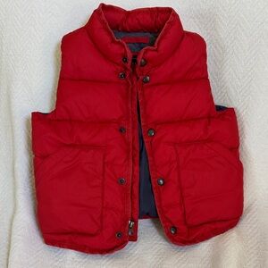 GAP Kids Red Puffer Vest